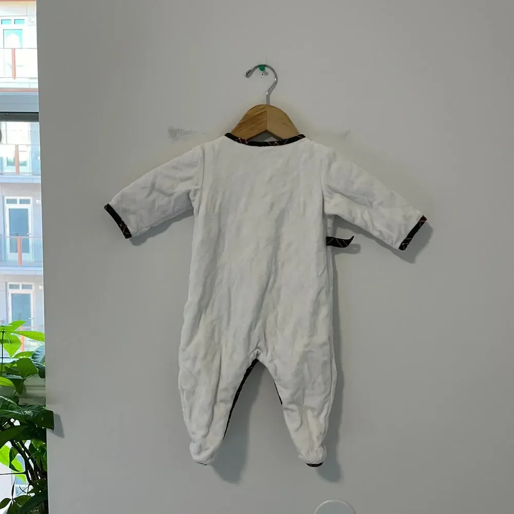 Janie and Jack Baby's First Christmas Velour Sleep Sack Size 6-9 Months